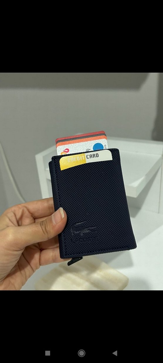 Lacivert Baskılı Erkek Cüzdan - Görsel 2
