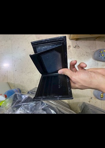 Siyah Baskılı Erkek Cüzdan - Görsel 3