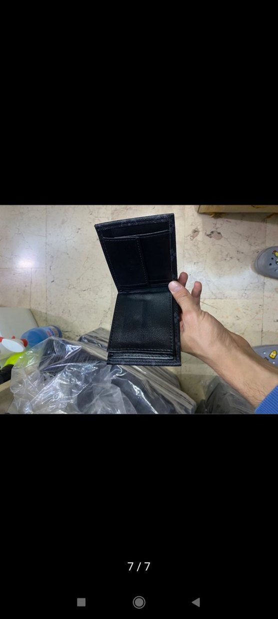 Siyah Baskılı Erkek Cüzdan - Görsel 5