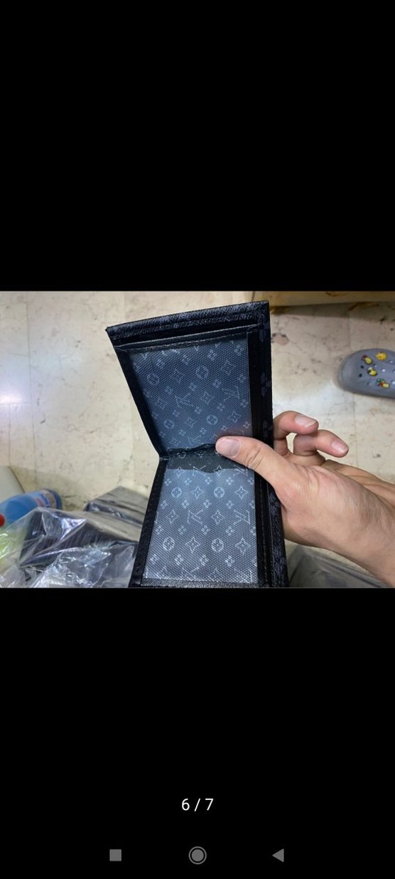 Siyah Baskılı Erkek Cüzdan - Görsel 4