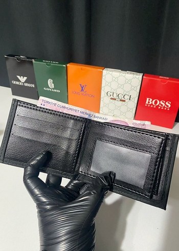 BOSS Siyah Baskılı Erkek Cüzdan - Görsel 2