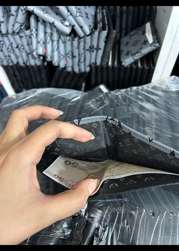 Gri Baskılı Erkek Cüzdan - Görsel 2