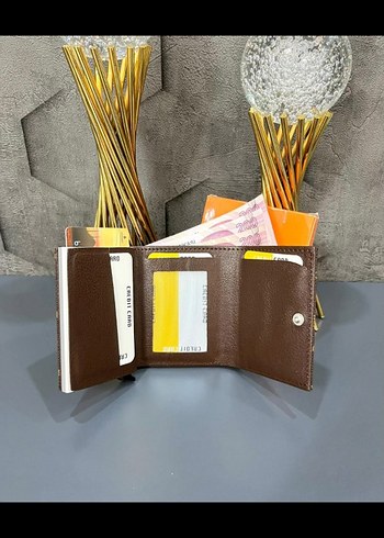 Baskılı Kahverengi Çocuk Cüzdanı ve Kemer - Görsel 3