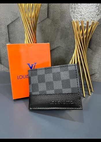 Louis Vuitton Siyah Gri Erkek Cüzdan ve Kemer Seti - Görsel 6