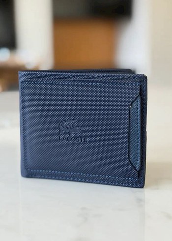 Lacoste Lacivert Minimalist Erkek Cüzdan - Görsel 3
