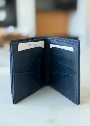 Lacoste Lacivert Minimalist Erkek Cüzdan - Görsel 2