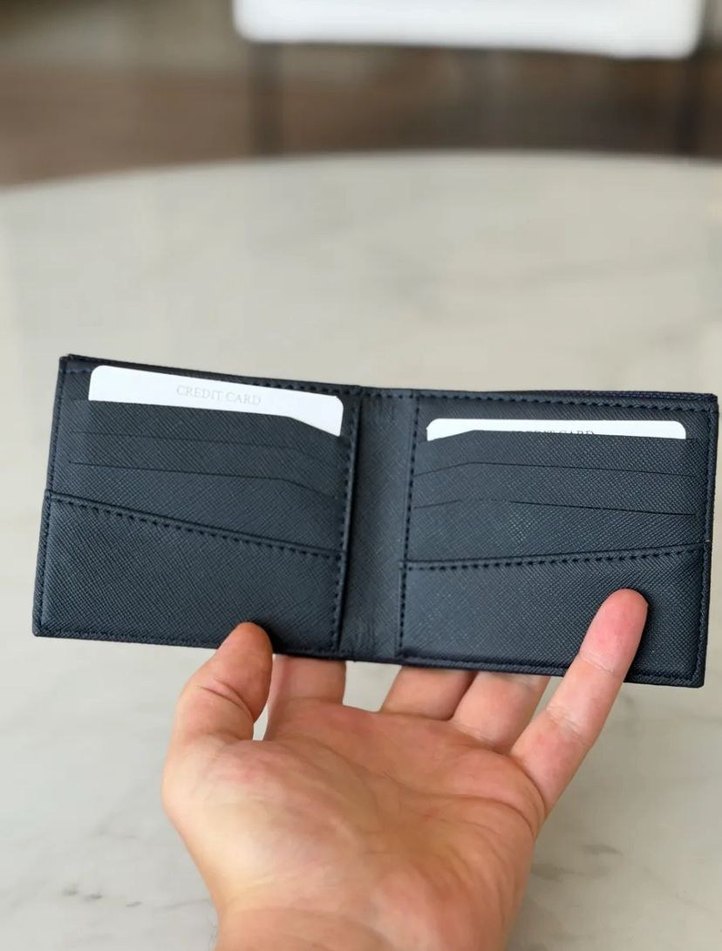 Lacoste Lacivert Minimalist Erkek Cüzdan - Görsel 5