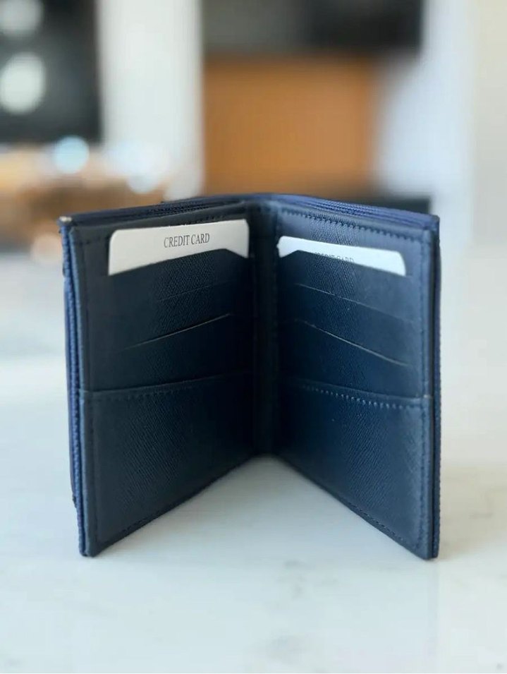 Lacoste Lacivert Minimalist Erkek Cüzdan - Görsel 2