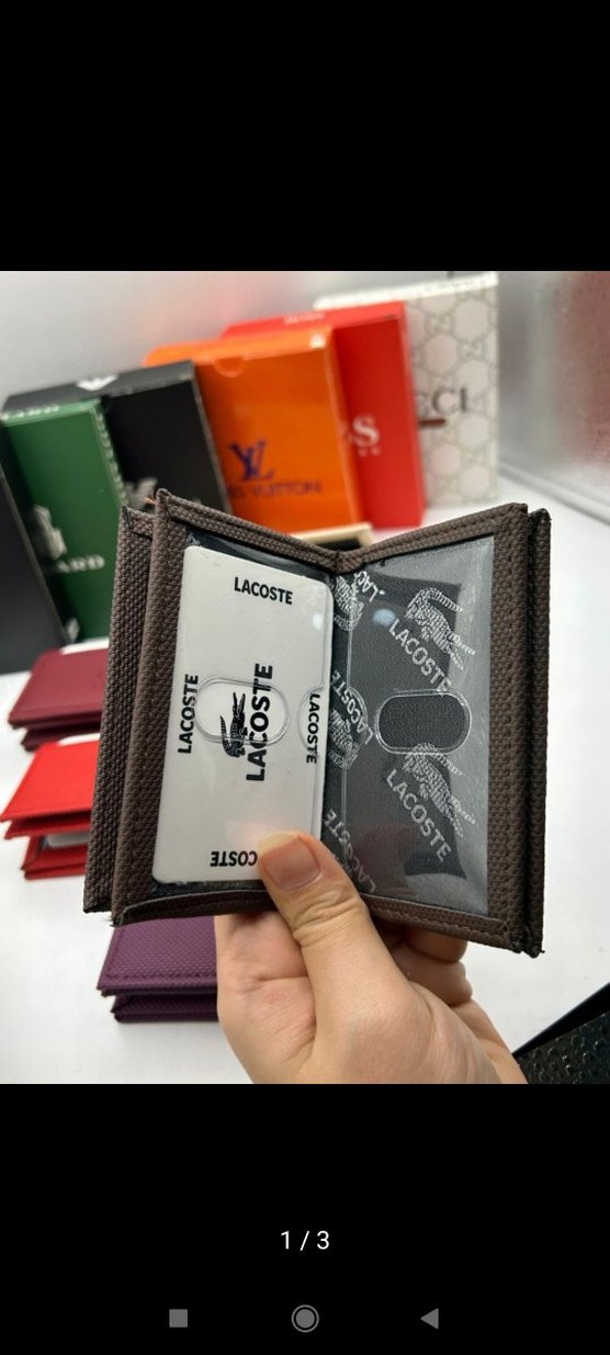Lacoste Baskılı Kahverengi Erkek Cüzdan - Görsel 2