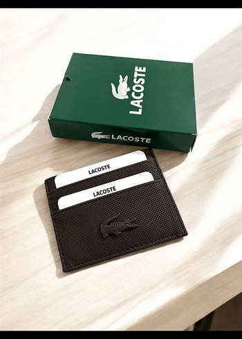 Lacoste Siyah Erkek Kartlık Cüzdan - Görsel 3