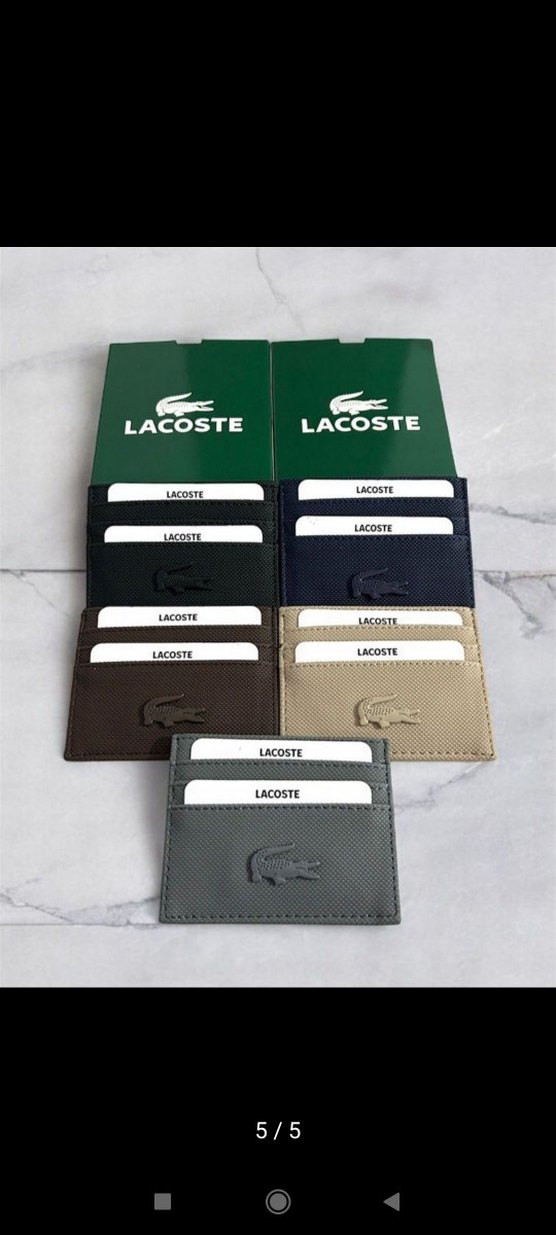 Lacoste Siyah Erkek Kartlık Cüzdan - Görsel 4