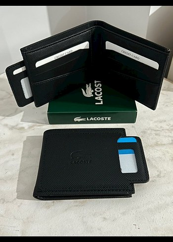 Lacoste Siyah Erkek Cüzdanı - Görsel 3