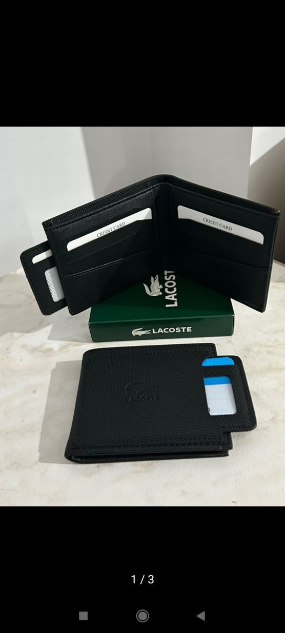 Lacoste Siyah Erkek Cüzdanı - Görsel 4