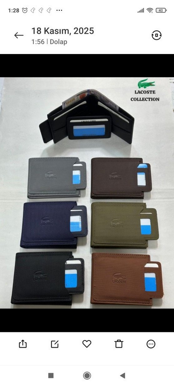 Lacoste Siyah Erkek Cüzdanı - Görsel 5