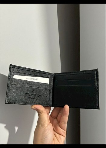 Siyah Louis Vuitton Erkek Cüzdan - Görsel 3