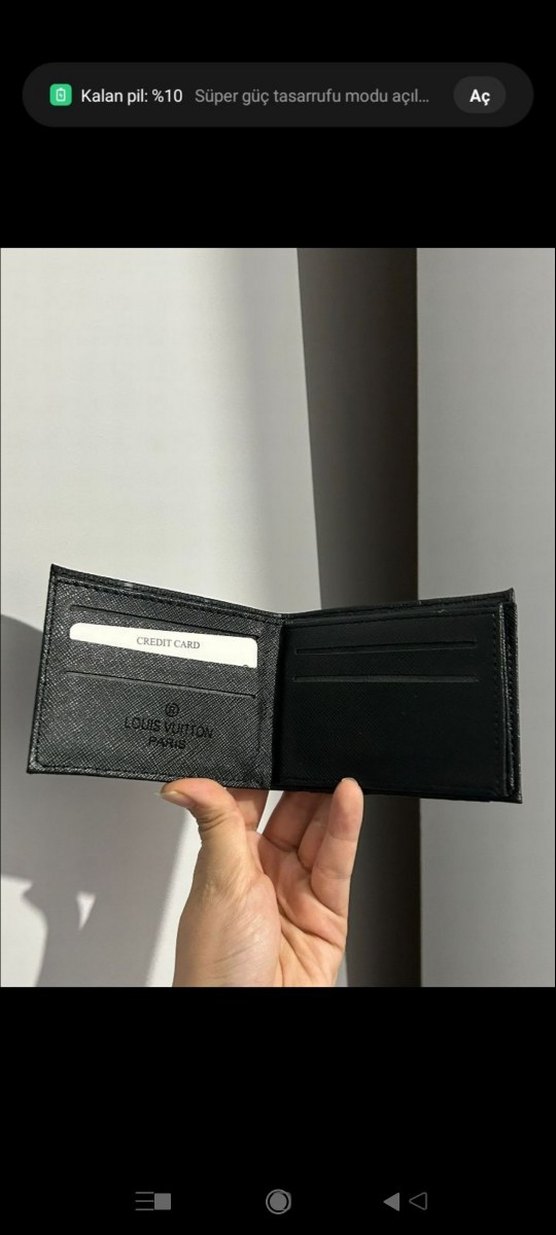 Siyah Louis Vuitton Erkek Cüzdan - Görsel 3