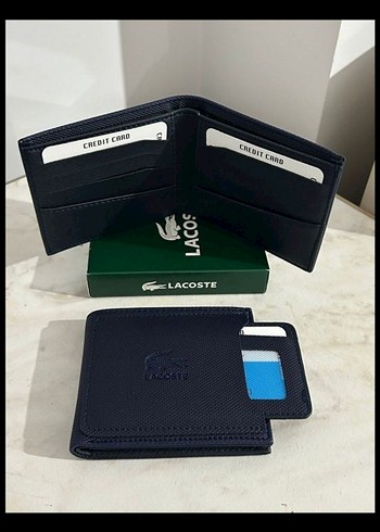 Lacoste Erkek Lacivert Deri Cüzdan - Görsel 3