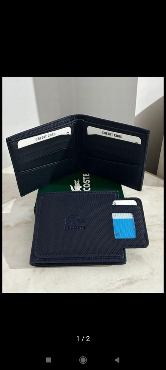 Lacoste Erkek Lacivert Deri Cüzdan - Görsel 2