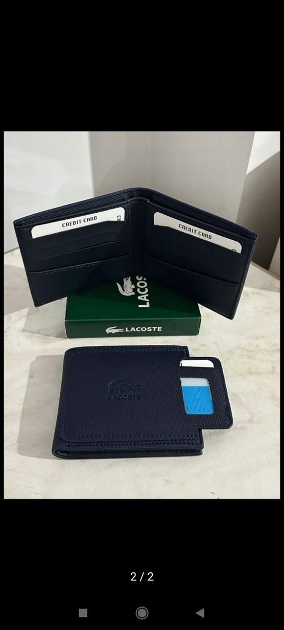 Lacoste Erkek Lacivert Deri Cüzdan - Görsel 3