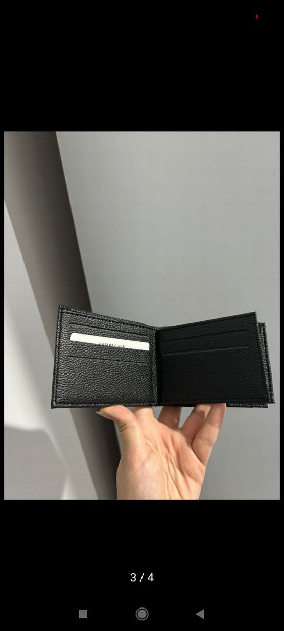 Minimalist Siyah Erkek Cüzdan - Görsel 3