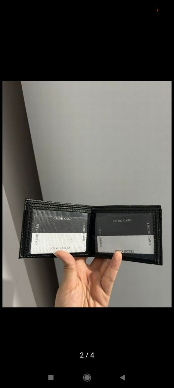 Minimalist Siyah Erkek Cüzdan - Görsel 2