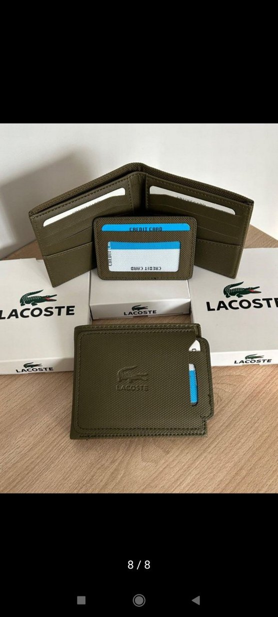 Lacoste Erkek Deri Cüzdan Siyah - Görsel 3