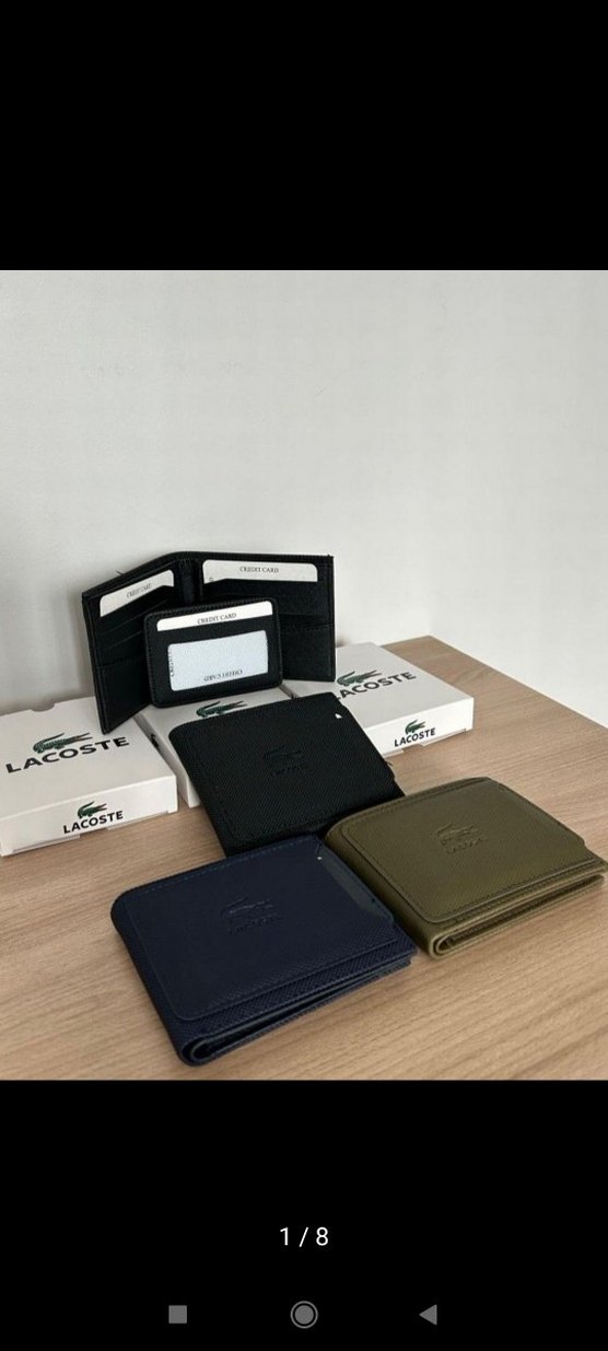 Lacoste Erkek Deri Cüzdan Siyah - Görsel 2