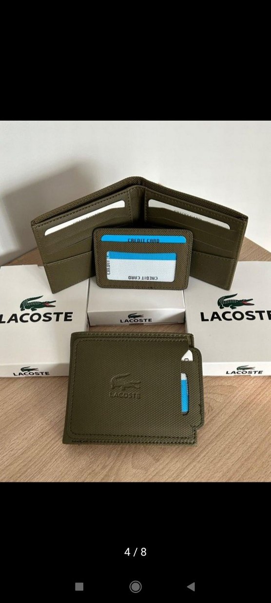 Lacoste Erkek Siyah Cüzdan - Görsel 3