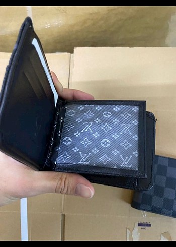 Desenli Erkek Cüzdanı - Paris Sokak Stili - Görsel 3