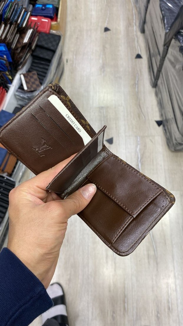 Kahverengi Parisian Desenli Erkek Cüzdan - Görsel 2