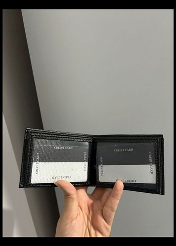 Minimalist Siyah Erkek Cüzdanı - Görsel 2