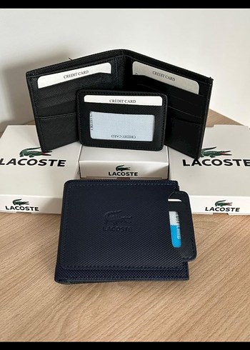 Lacoste Siyah Erkek Cüzdan - Görsel 2