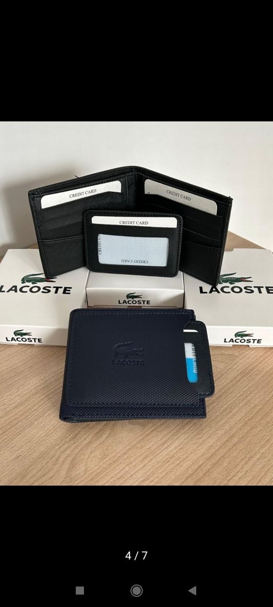 Lacoste Siyah Erkek Cüzdan - Görsel 2