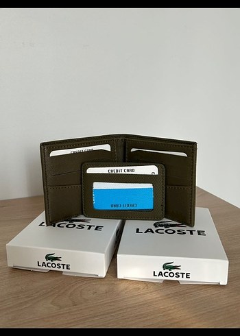 Lacoste Erkek Haki Cüzdan - Görsel 6