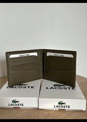 Lacoste Erkek Haki Cüzdan - Görsel 4