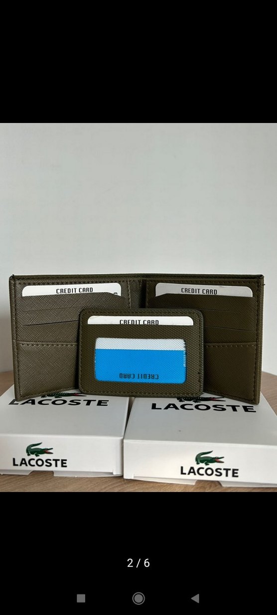 Lacoste Erkek Haki Cüzdan - Görsel 2