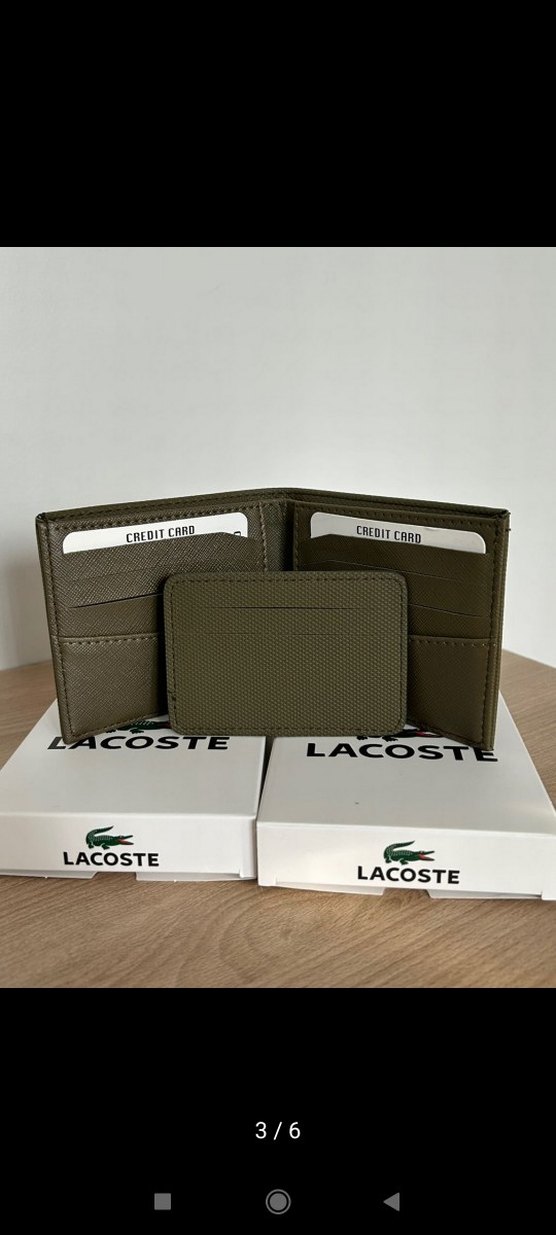 Lacoste Erkek Haki Cüzdan - Görsel 3