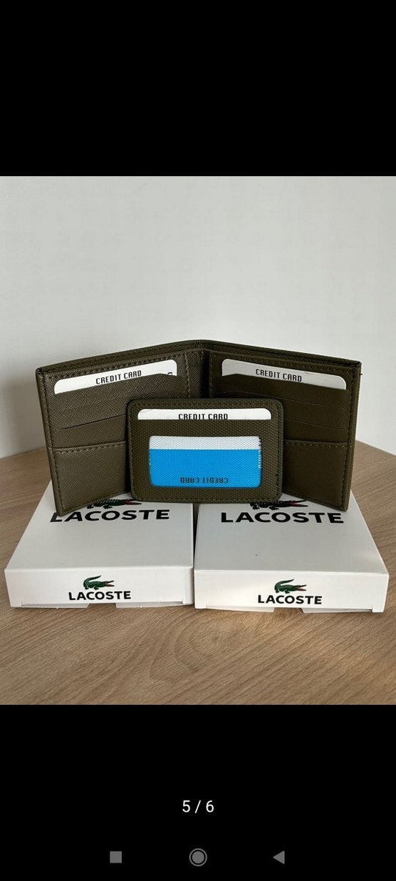 Lacoste Erkek Haki Cüzdan - Görsel 5