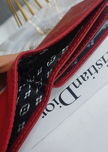 Kırmızı Modern Klasik Erkek Cüzdanı - Görsel 6