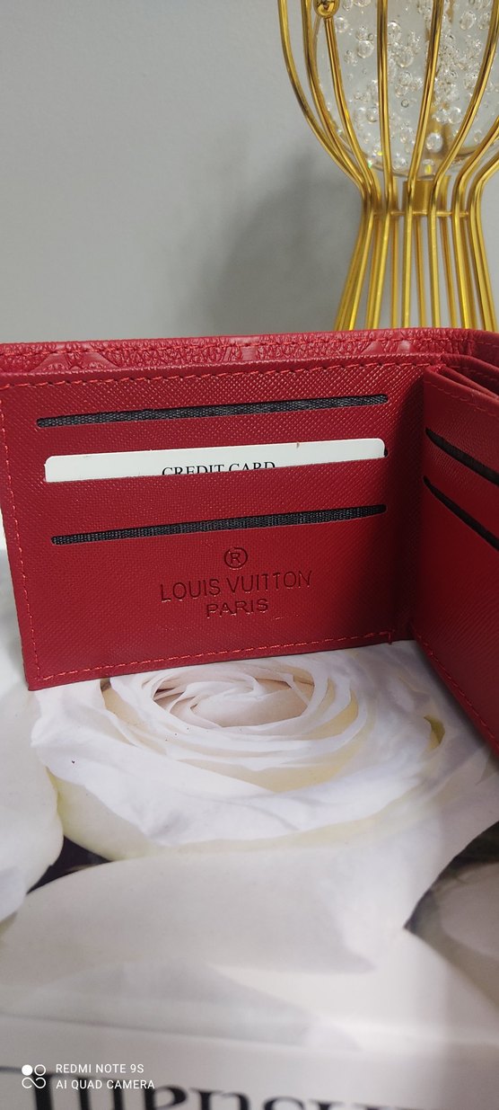 Kırmızı Modern Klasik Erkek Cüzdanı - Görsel 4