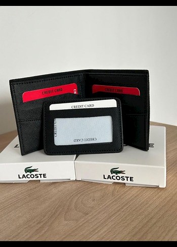 Lacoste Siyah Erkek Cüzdan - Görsel 3