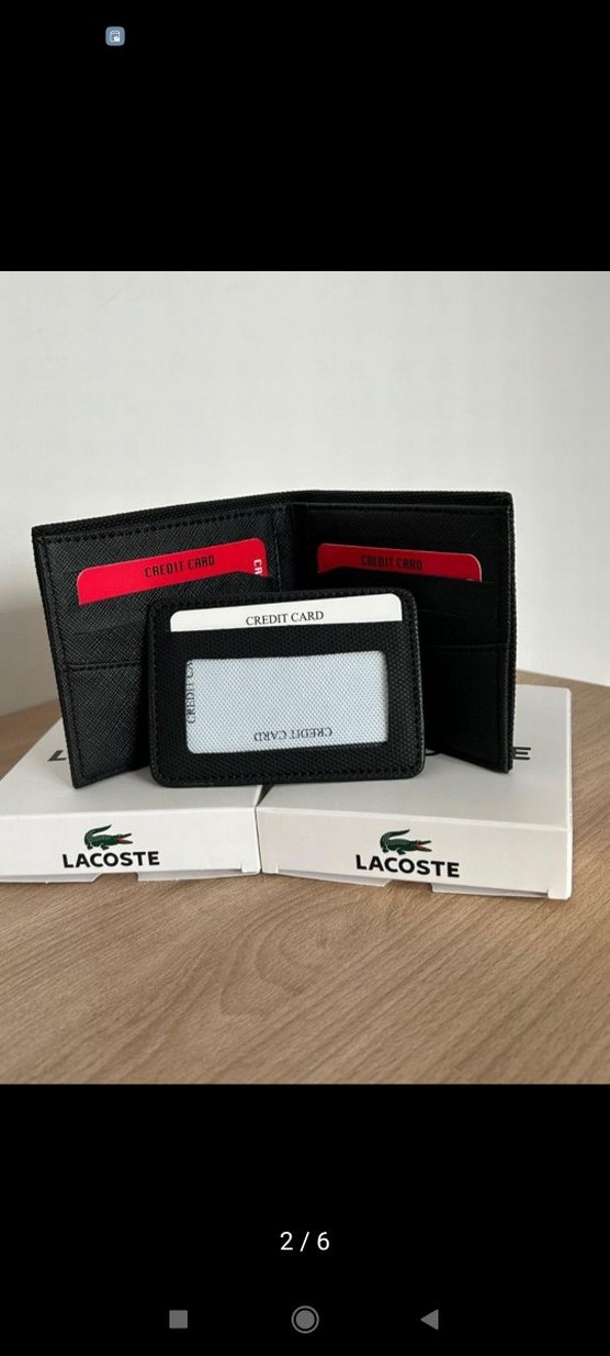 Lacoste Siyah Erkek Cüzdan - Görsel 3
