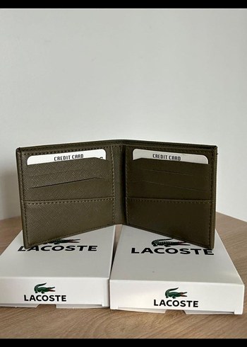 Lacoste Erkek Haki Cüzdan - Görsel 5