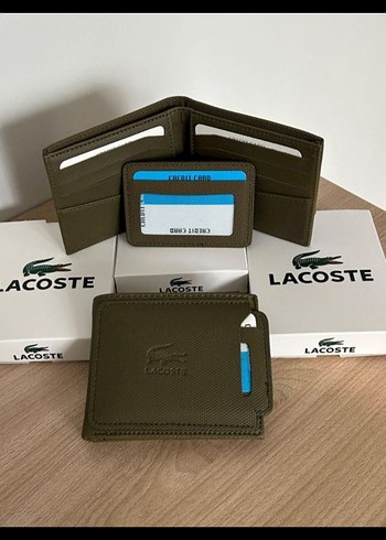 Lacoste Erkek Haki Cüzdan - Görsel 6