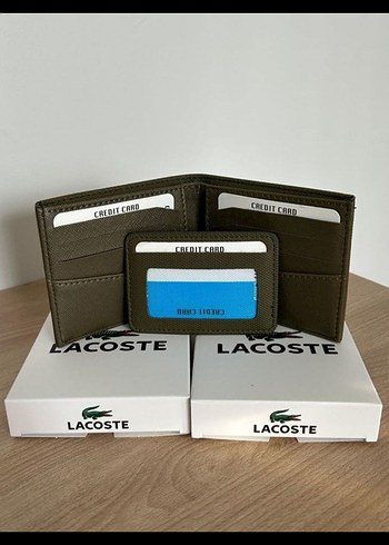 Lacoste Erkek Haki Cüzdan - Görsel 3
