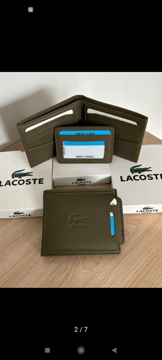 Lacoste Erkek Haki Cüzdan - Görsel 2