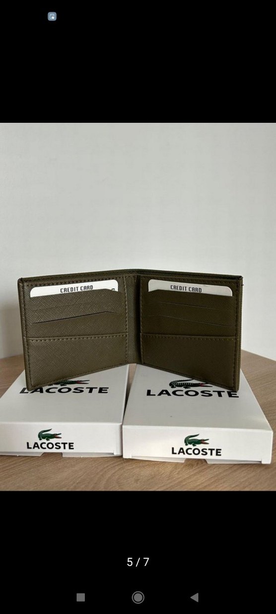 Lacoste Erkek Haki Cüzdan - Görsel 5