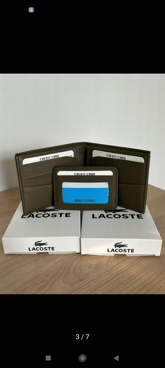 Lacoste Erkek Haki Cüzdan - Görsel 3