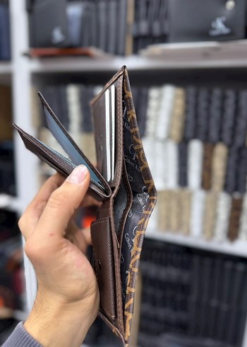 Kahverengi Baskılı Erkek Cüzdan - Görsel 3