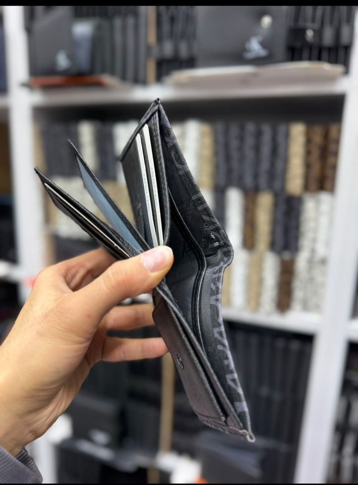 Kahverengi Baskılı Erkek Cüzdan - Görsel 5